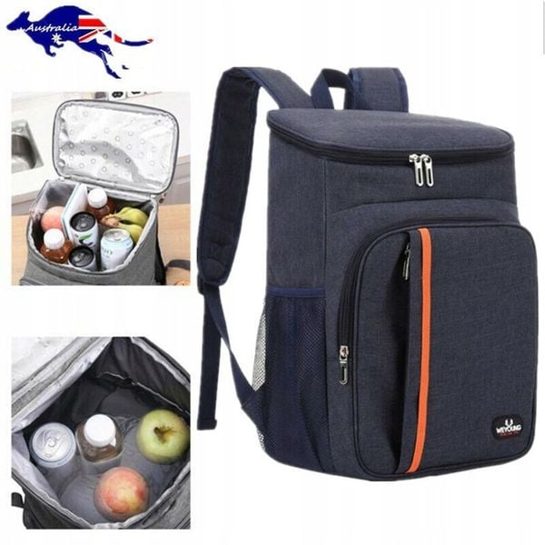 DUŻA POJEMNOŚĆ 18L IZOLACJA PIKNIK PLECAK TORBA DO PRZECHOWYWANIA ŻYWNOŚCI zdjęcie 3