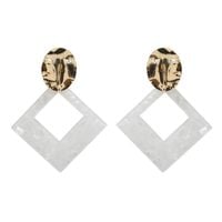 kolczyki wiszące pearls triangle k1260