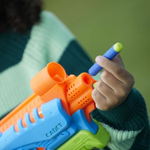 Nerf Elite Jr Ultimate Starter Set, 2 Easy Play Toy Foam Blasters, 15 Nerf na Arena.pl