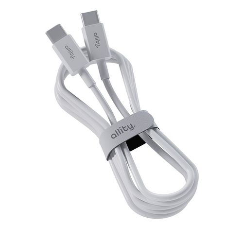 Allity kabel AUC-03 USB-C - USB-C 1,0 m 100W biały na Arena.pl