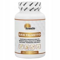 Palma Sabałowa 600 mg 120 Tab – 25% Kwasów Tłuszczowych Saw Palmetto Sowelo