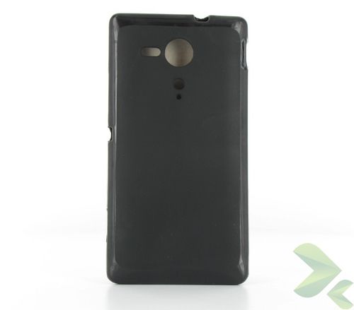 Geffy - Etui Sony Xperia SP TPU solid color black na Arena.pl