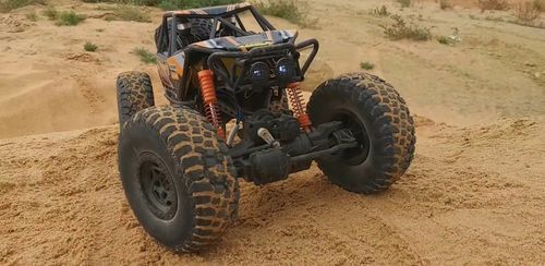 AUTO ZDALNIE STEROWANE SAMOCHÓD RC 48 CM WIELKI CRAWLER 4x4 POMARAŃCZ na Arena.pl