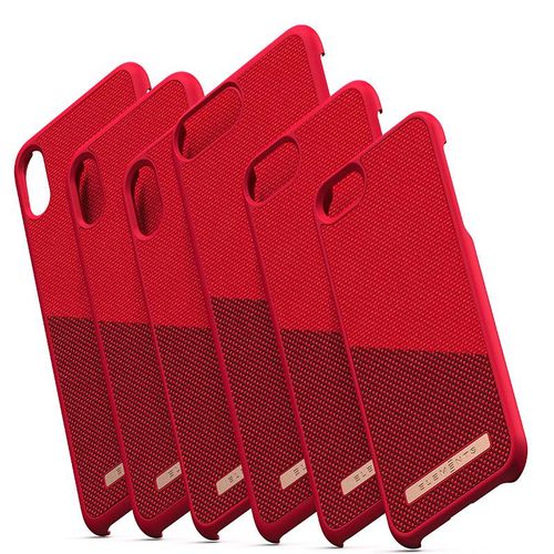 Nordic Elements Saeson Freja - Materiałowe etui iPhone Xs Max (Red) na Arena.pl