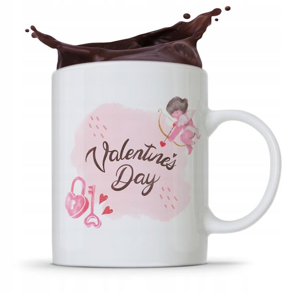 Kubek Prezent Na Walentynki Valentines Day Z Nadrukiem Ze Zdjęciem zdjęcie 1