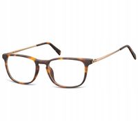 Okulary Zerówki Korekcyjne Nerd prostokątne unisex