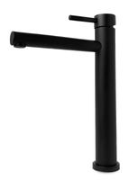 UNO II Bateria umywalkowa nablatowa CZARNA