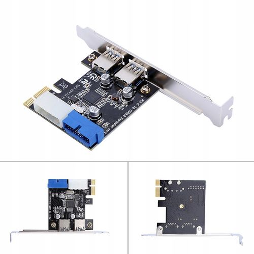 ADAPTER KARTA PRZEJŚCIÓWKA PCIE USB3.0 KONTROLER na Arena.pl