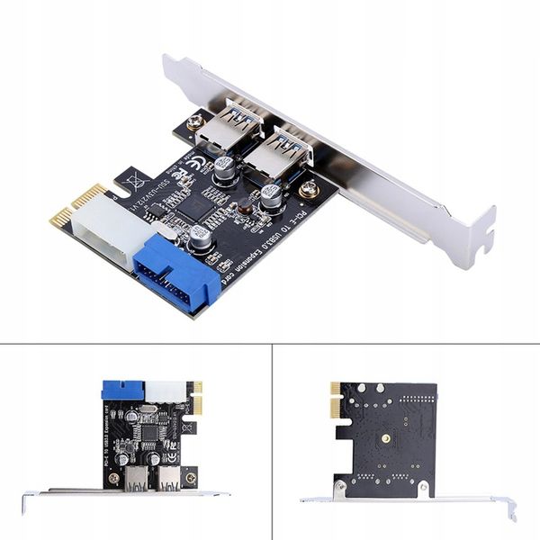 ADAPTER KARTA PRZEJŚCIÓWKA PCIE USB3.0 KONTROLER zdjęcie 5