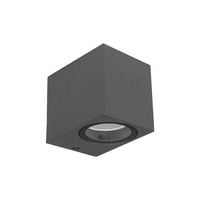 OPRAWA LIDA GU10 LED IP44 ALUMINIUM SZKŁO HARTOWANE RAL 7016