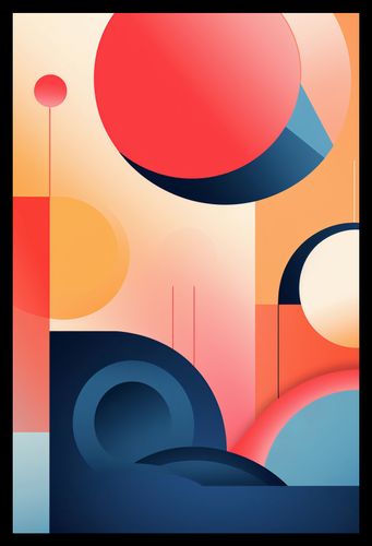 Plakat 30x45cm Geometryczne Marzenia na Arena.pl