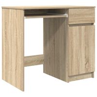 Biurko Sonoma Oak 86x49x76 cm Drewno klejone