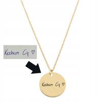 Naszyjnik stal 316L personalizowany TWOJ RYSUNEK