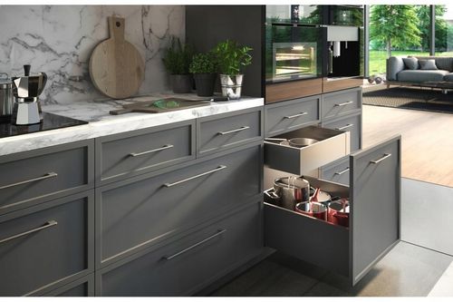 SZUFLADA GTV AXIS PRO 500D B. WYSOKA L500 H199 ANTRACYT CICHY DOMYK na Arena.pl