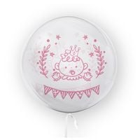 TUBAN Balon na roczek, urodziny, baby shower dziewczynka 45cm