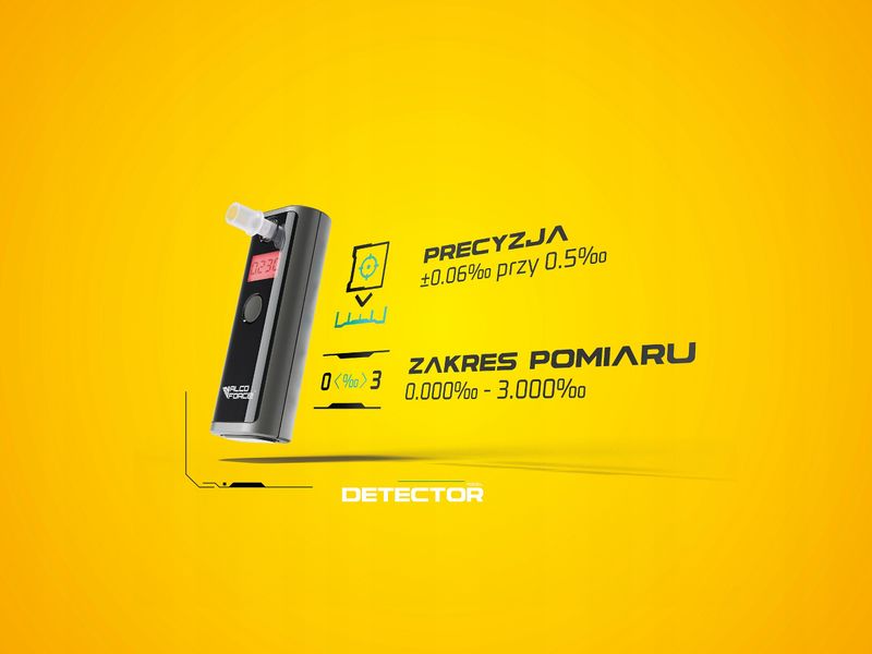 Alkomat AlcoForce Detector zdjęcie 5