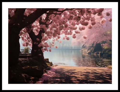 Plakat 55x40cm Spokój Sakury na Arena.pl