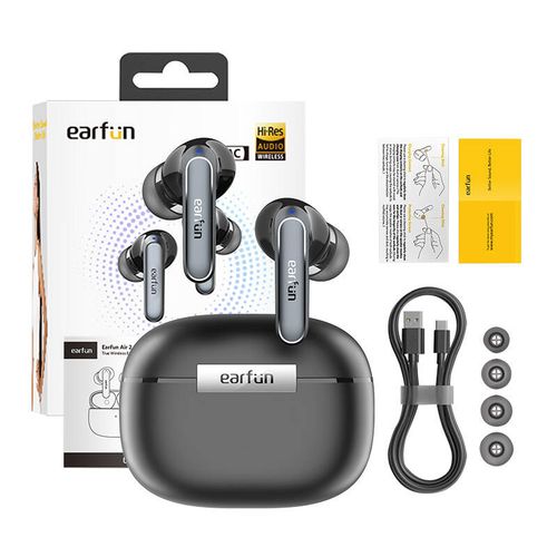 słuchawki tws earfun air2 (czarne) na Arena.pl