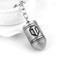 Breloczek pocisk WoT World of Tank Gamer nabój gra gamingowy brelok Czołg