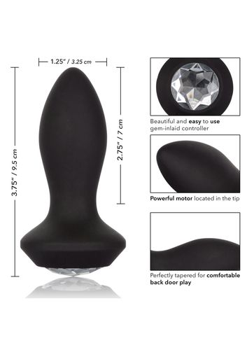 vibrating petite crystal probe black na Arena.pl