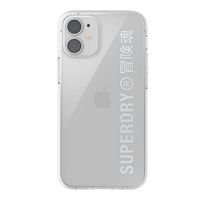 superdry snap iphone 12 mini clear casesrebrny/silver 42590