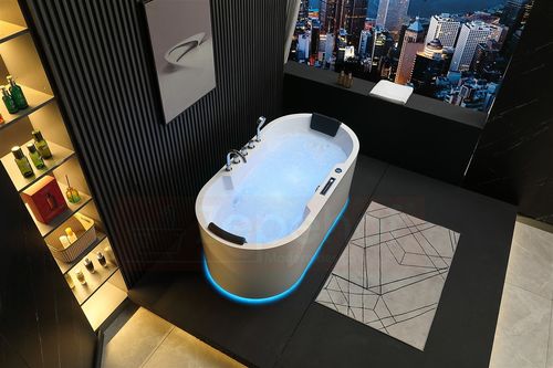 Wirujące dysze Wanna z hydromasażem BZX-675 prostokątna 170cmx850cmx60cm z na Arena.pl