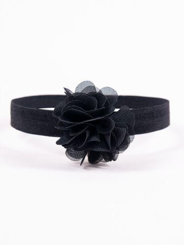 Opaska dziewczęca kwiatek czarna 38-44 YOCLUB na Arena.pl