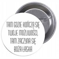 Przypinki buttony RELIGIJNE znaczki z grafiką