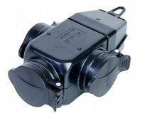 TRÓJNIK GNIAZDO 16A 230V POTRÓJNE ROZDZIELACZ IP44