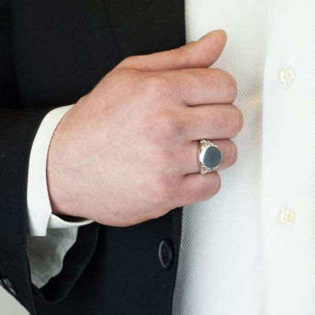 SREBRNY SYGNET Z ORNAMENTAMI PRÓBA SREBRA 925 GRAWER GRATIS na Arena.pl