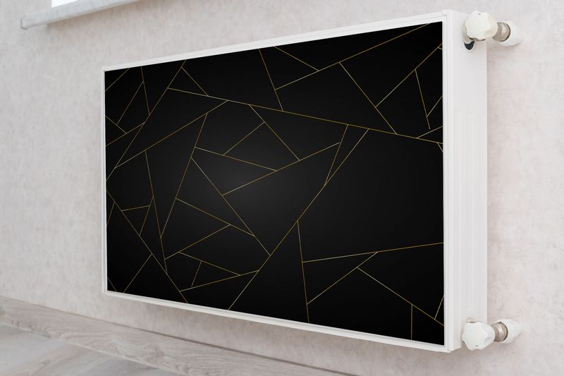 Osłona MAGNETYCZNA Trójkąty Abstrakcja Wzór Geometryczny 120cm x 60cm zdjęcie 4