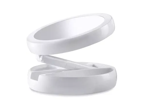 Lusterko podświetlane LED obrotowe powiększające na Arena.pl