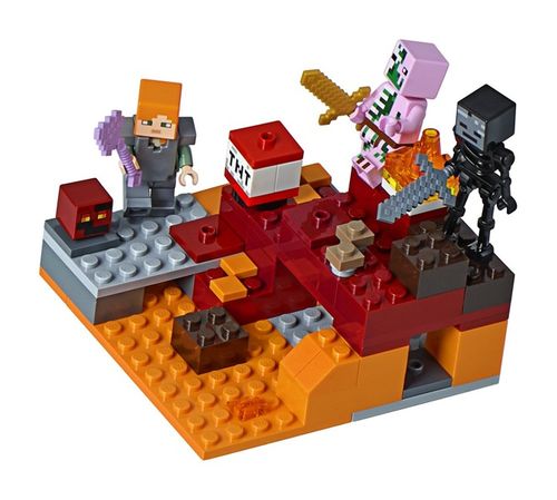 LEGO Minecraft - Walka w Netherze 21139 na Arena.pl