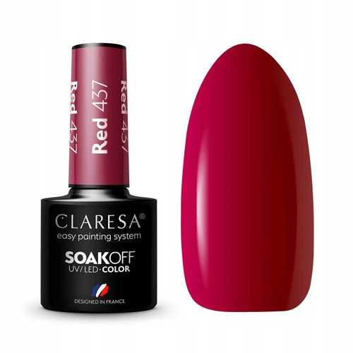 CLARESA LAKIER HYBRYDOWY RED 437 na Arena.pl