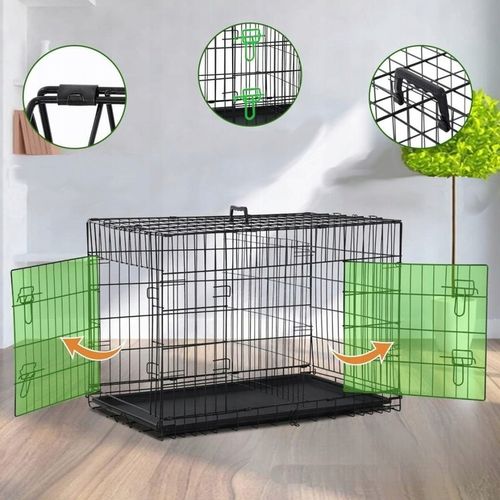 Klatka dla psa kennelowa metalowa Kojec transporter dla zwierząt na Arena.pl