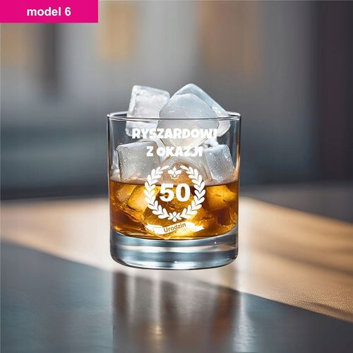 Prezent na 30 40 50 Urodziny Szklanki do Whisky z Personalizowanym Grawerem na Arena.pl