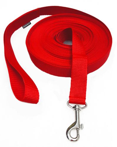 Smycz TRENINGOWA 10m/2,5cm - obroża M na Arena.pl