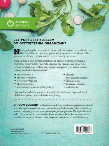 Dieta Daniela Detoks - Dr Don Colbert - oprawa miękka na Arena.pl