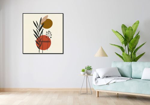 Plakat 90x90cm Kontrast w Botanice na Arena.pl