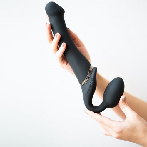 vibrating strap-on black l na Arena.pl