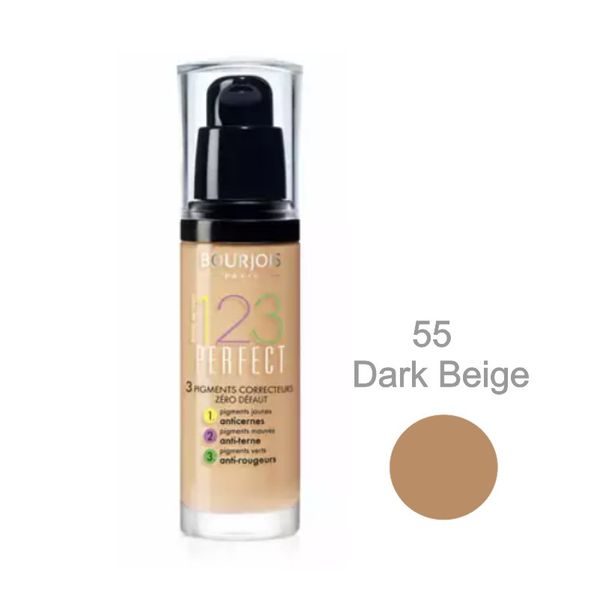 Bourjois 123 Perfect Foundation 30ml numery - 55 zdjęcie 1