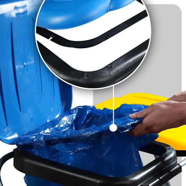 KADAX Stojak Na Worki Do Segregacji Śmieci 2x120L zdjęcie 4