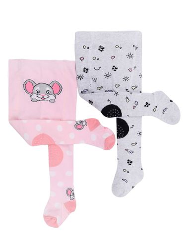 Rajstopy dziewczęce dziecięce do raczkowania 3xABS 2PAK 80-86 YOCLUB na Arena.pl