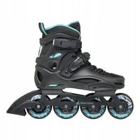 Rolki Rollerblade RB 80 W - Czarno/Jasno Niebieskie - 42 (270)