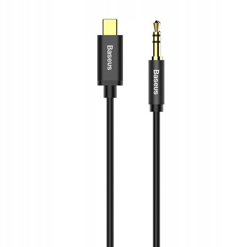 BASEUS KABEL USB-C TYPE-C AUX MINI JACK 3.5MM WTYK PRZEWÓD AUDIO 1.2M 120CM na Arena.pl