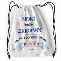 Plecak Dla Kapitana Sportowy Szkolny Worek Torba Z Nadrukiem Ze Zdjęciem