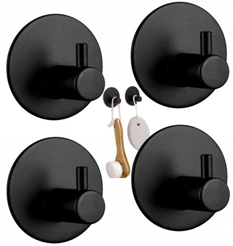 Haczyki Do Łazienki Łazienkowe Samoprzylepne X 4 na Arena.pl