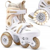 Rolki dla dzieci CARIBOO BALLERINA z dwoma trybami do nauki