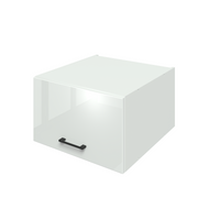 AMIGA KU-NS60 Szafka 60 cm górna nadstawka głęboka fronty akrylowe biały połysk