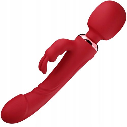 WIBRATOR KRÓLICZEK 3W1 PUNKTU G MASAŻER DWUSTRONNY 2500 DRGAŃ NA MINUTĘ na Arena.pl